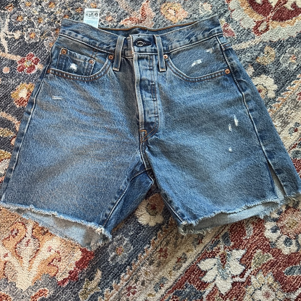 Levi's Blue Jean Shorts for Women
